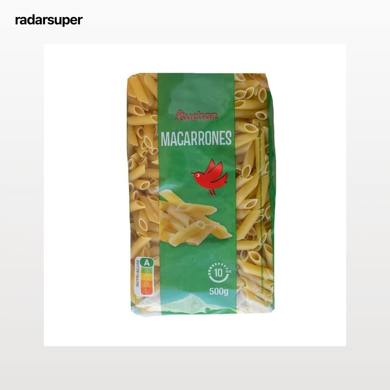 PRODUCTO ALCAMPO Pasta macarrón paquete de 500 g.