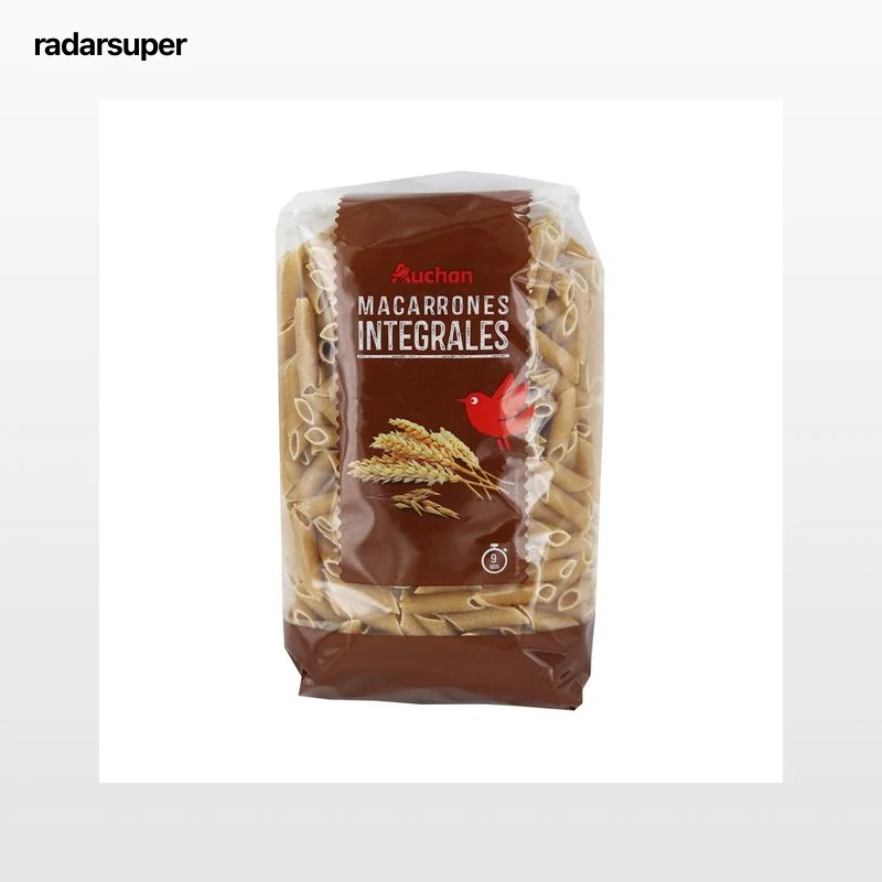PRODUCTO ALCAMPO Pasta macarrones integrales PRODUCTO ALCAMPO paquete de 500 g.