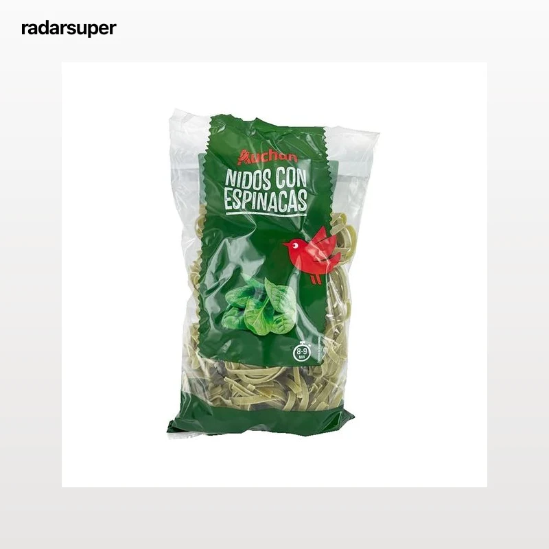 PRODUCTO ALCAMPO Pasta nido con espinacas PRODUCTO ALCAMPO paquete de 500 g.