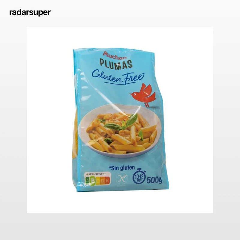 PRODUCTO ALCAMPO Pasta plumas sin gluten PRODUCTO ALCAMPO 500 g.