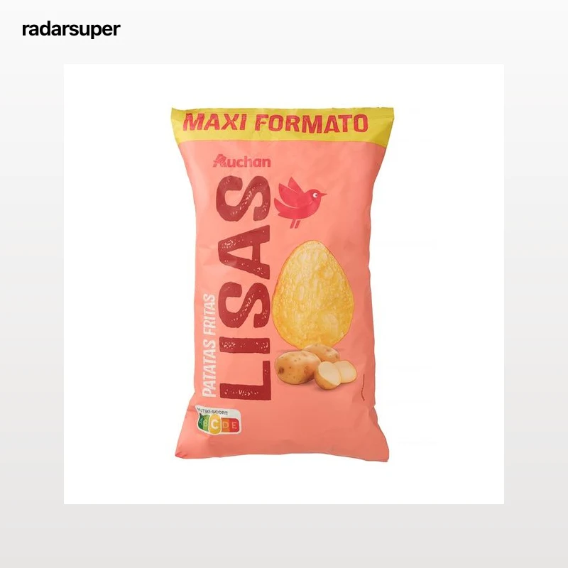 PRODUCTO ALCAMPO Patatas fritas lisas bolsa de 350 g.
