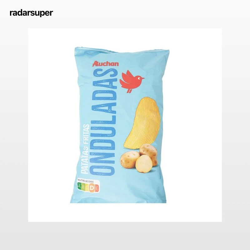 PRODUCTO ALCAMPO Patatas fritas onduladas bolsa de 350 g.