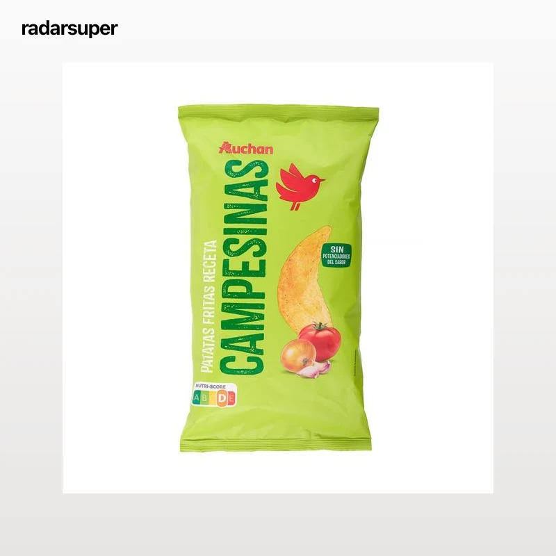 PRODUCTO ALCAMPO Patatas fritas tipo campesinas bolsa de 160 g.