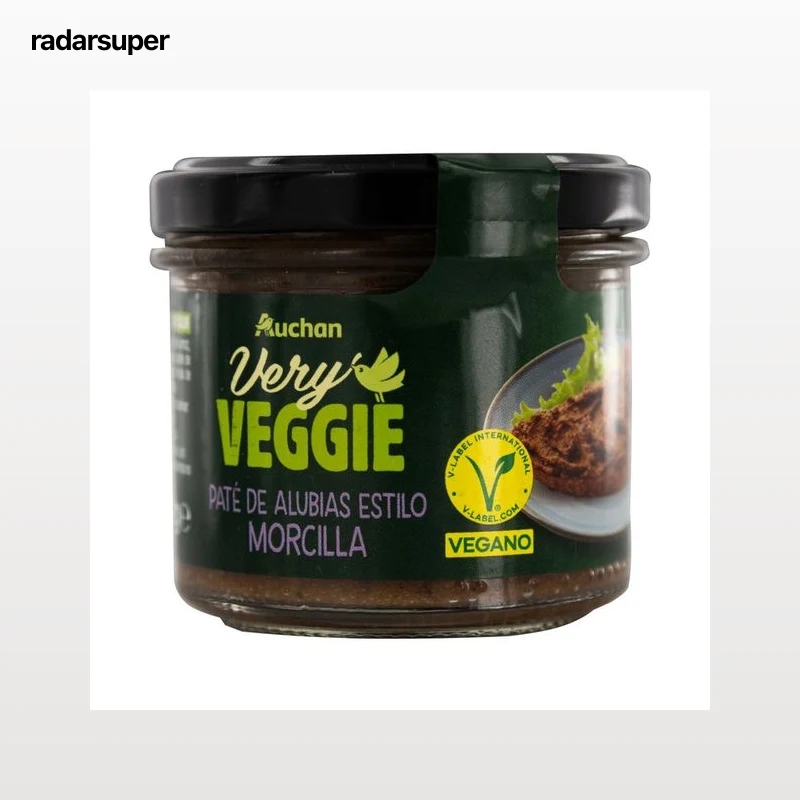 PRODUCTO ALCAMPO Paté de alubias estilo morcilla 110 g.
