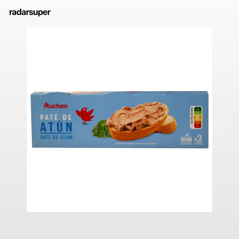 PRODUCTO ALCAMPO Paté de atún PRODUCTO ALCAMPO lata de 80 g. pack de 3 uds.