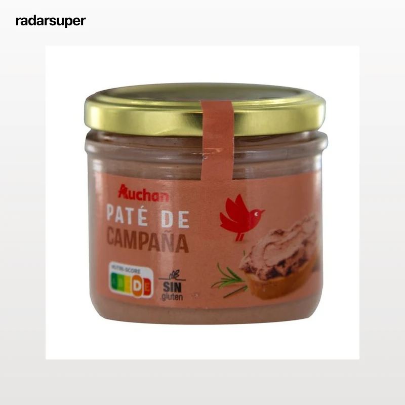PRODUCTO ALCAMPO Paté de hígado de cerdo de Campaña tarro de 160 g.
