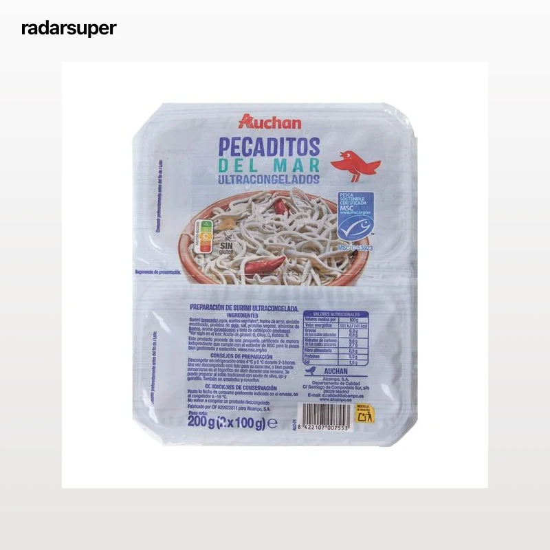 PRODUCTO ALCAMPO Pecaditos del mar congelado MSC 200g