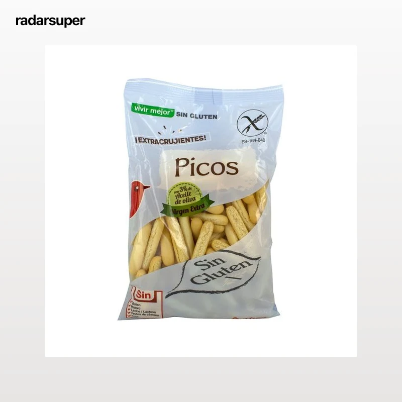 PRODUCTO ALCAMPO Picos sin gluten PRODUCTO ALCAMPO 100 g.