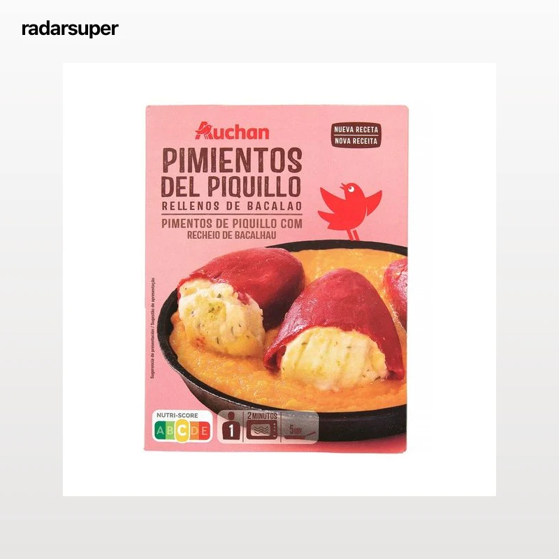 PRODUCTO ALCAMPO Pimiento del piquillo rellenos de bacalao 280 g.