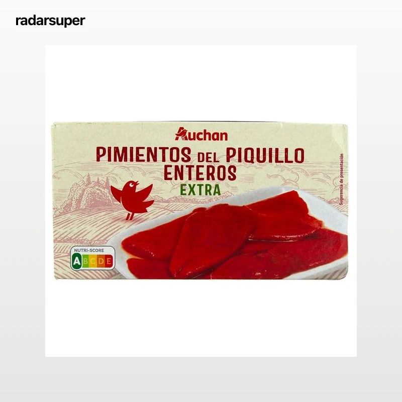 PRODUCTO ALCAMPO Pimientos del Piquillo enteros, categoria extra 150 g.