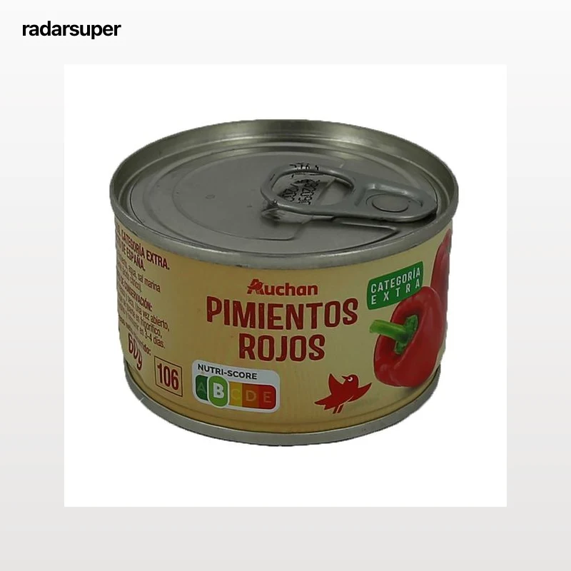 PRODUCTO ALCAMPO Pimientos rojos de categoría extra lata de 60 g.