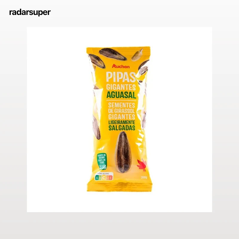 PRODUCTO ALCAMPO Pipas de girasol gigantes al aguasal  200 g.