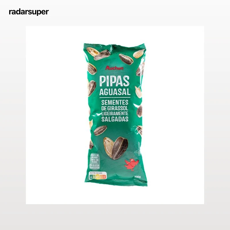 PRODUCTO ALCAMPO Pipas de girasol ligeramente saladas 200 g.