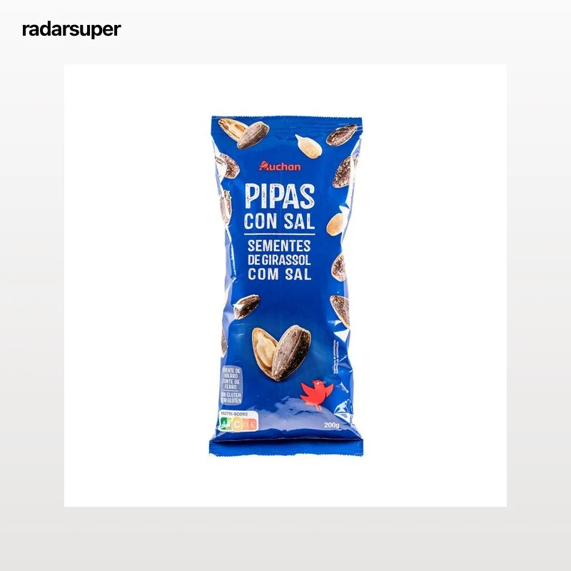 PRODUCTO ALCAMPO Pipas de girasol con sal 200 g.
