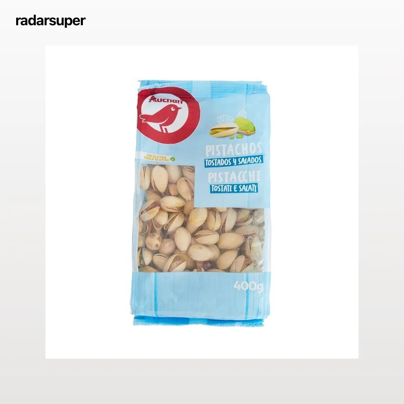 PRODUCTO ALCAMPO Pistachos tostados y salados 400 g.