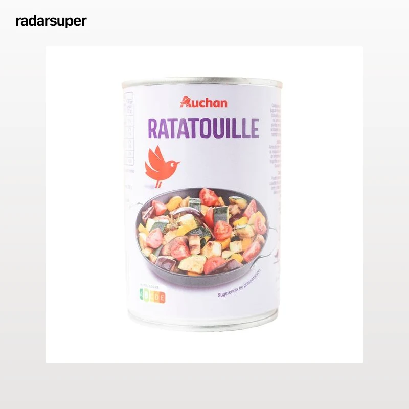 PRODUCTO ALCAMPO Pisto francés (ratatouille) lata de 375 g.