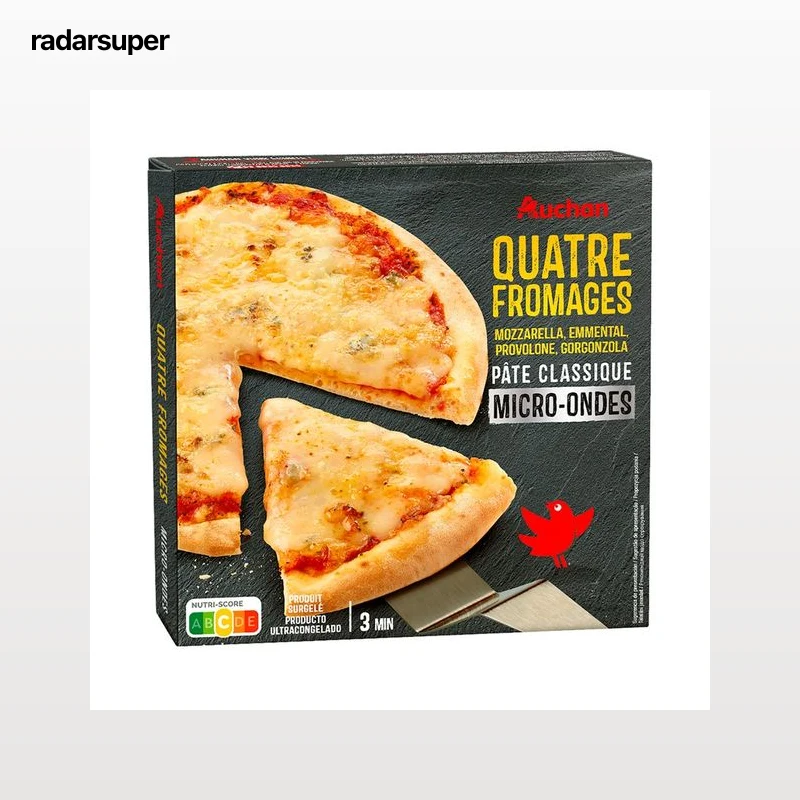 PRODUCTO ALCAMPO Pizza para microondas a los 4 quesos 200 g.
