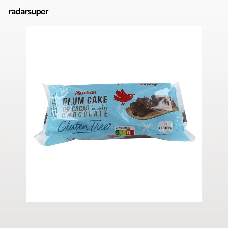 PRODUCTO ALCAMPO Plumcake cacao con trocitos de chocolate sin gluten 270 g.