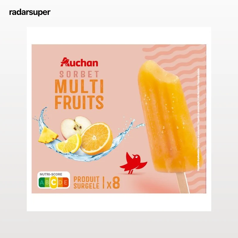 PRODUCTO ALCAMPO Polo de soberte multifrutas 8 x 69 ml