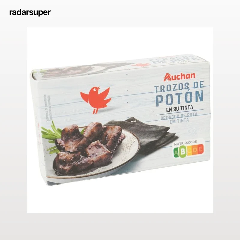 PRODUCTO ALCAMPO Potón en su tinta en trozos lata de 72 g.