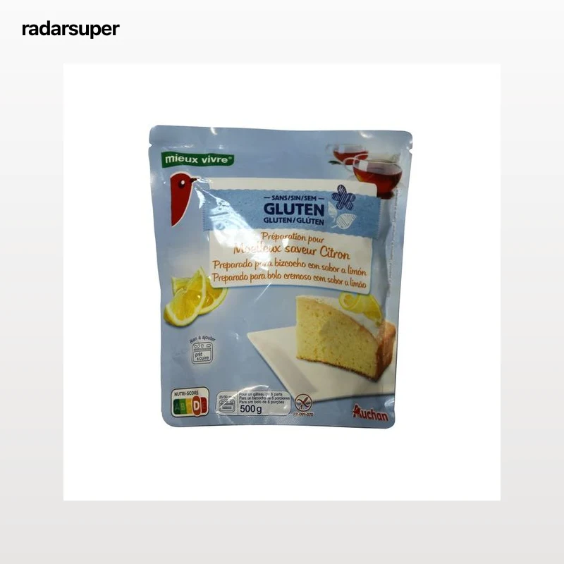 PRODUCTO ALCAMPO Preparado para bizcocho sabor a limón 500 g.