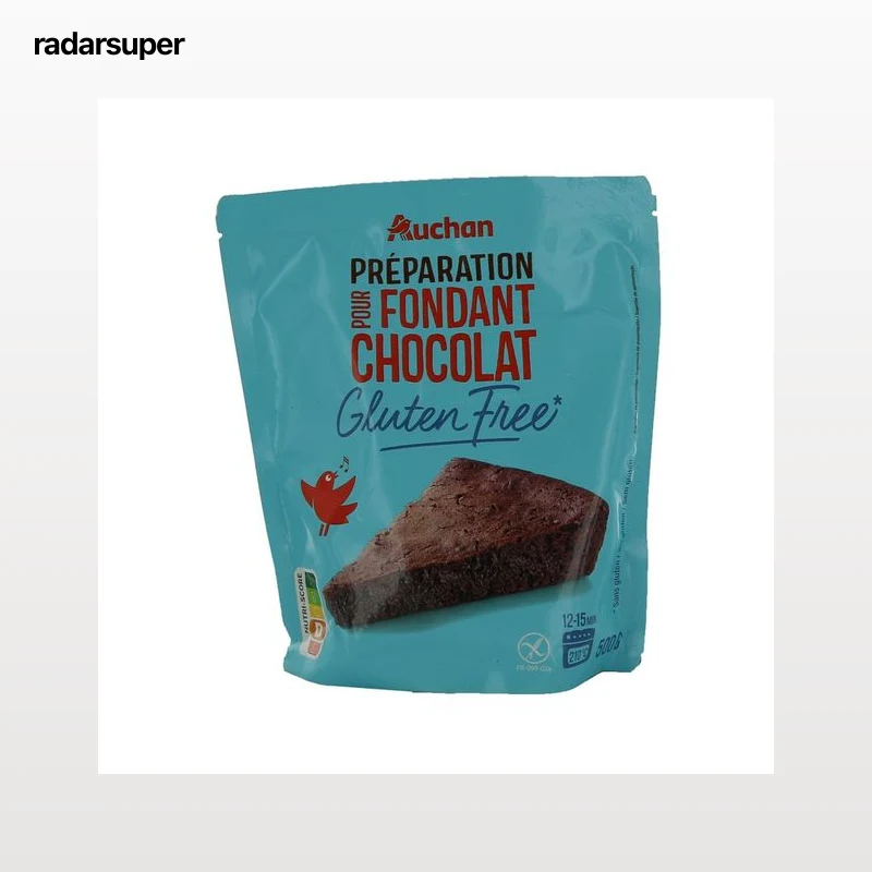 PRODUCTO ALCAMPO Preparado para pastel de chocolate sin gluten, listo para hornear 500 g.