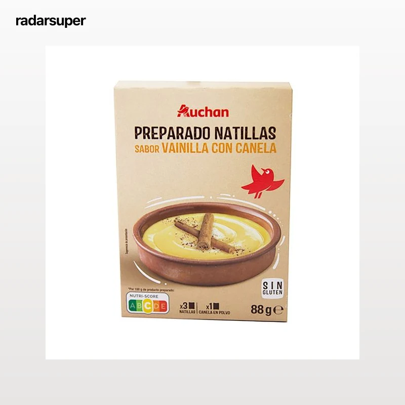 PRODUCTO ALCAMPO Preparados en polvo para natilla PRODUCTO ALCAMPO 89 g.