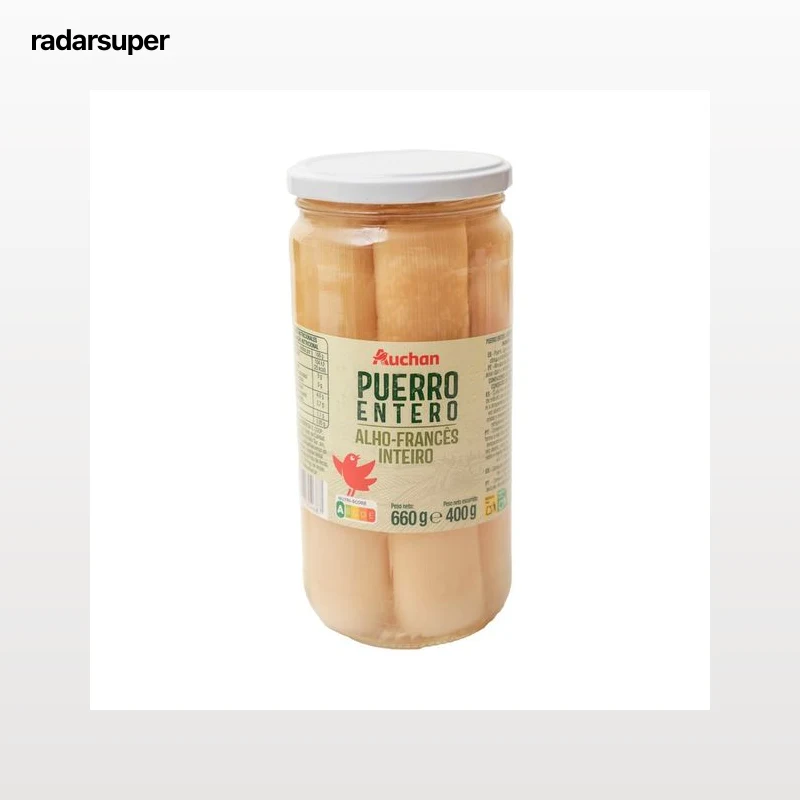 PRODUCTO ALCAMPO Puerros enteros 400 g.