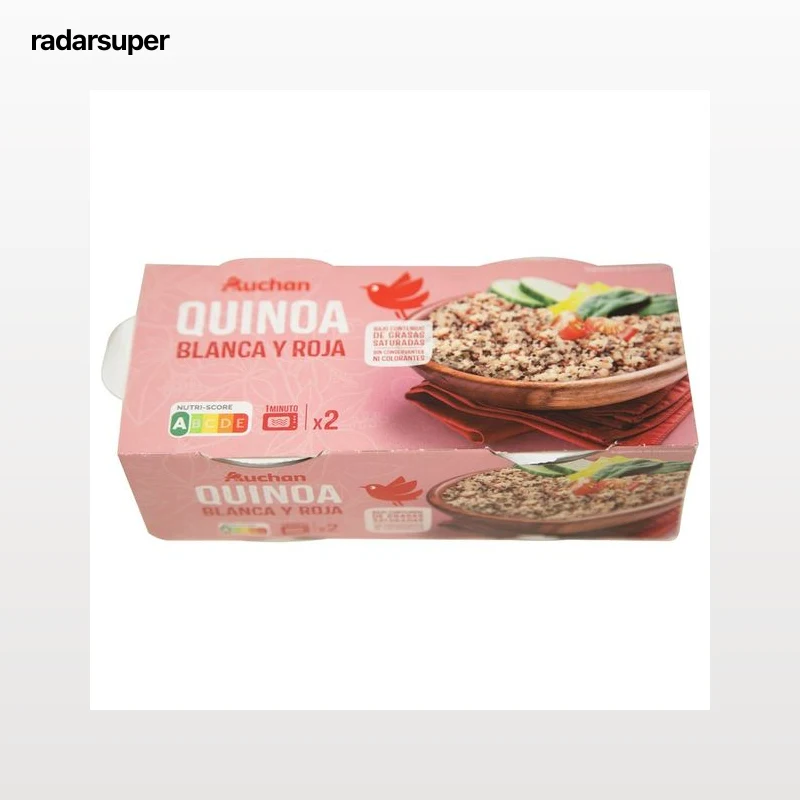 PRODUCTO ALCAMPO Quinoa blanca y roja cocida 2 x 125 g.