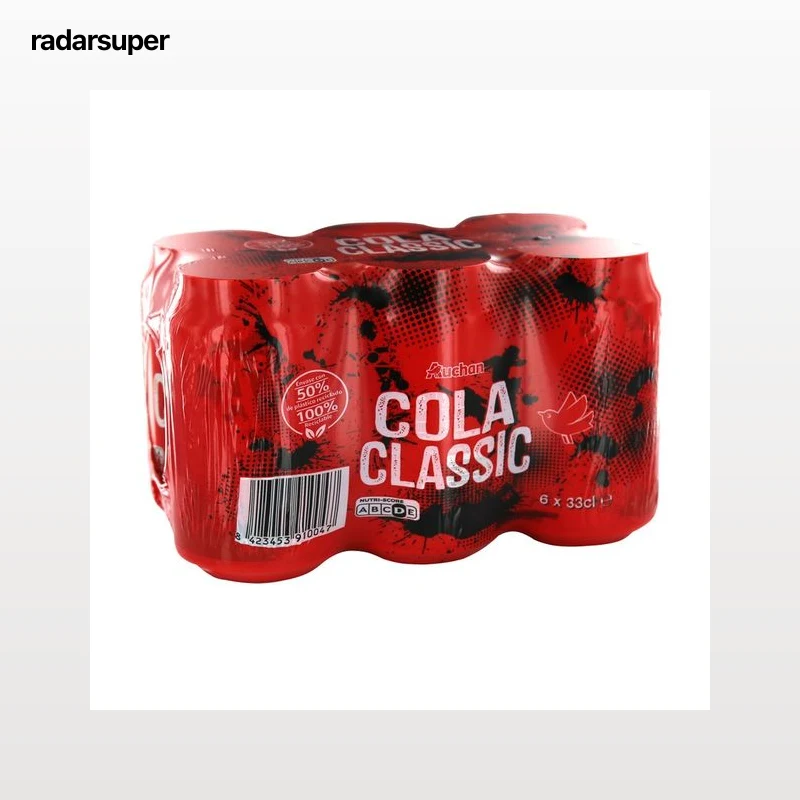 PRODUCTO ALCAMPO Refresco de cola pack 6 uds. x 33 cl.