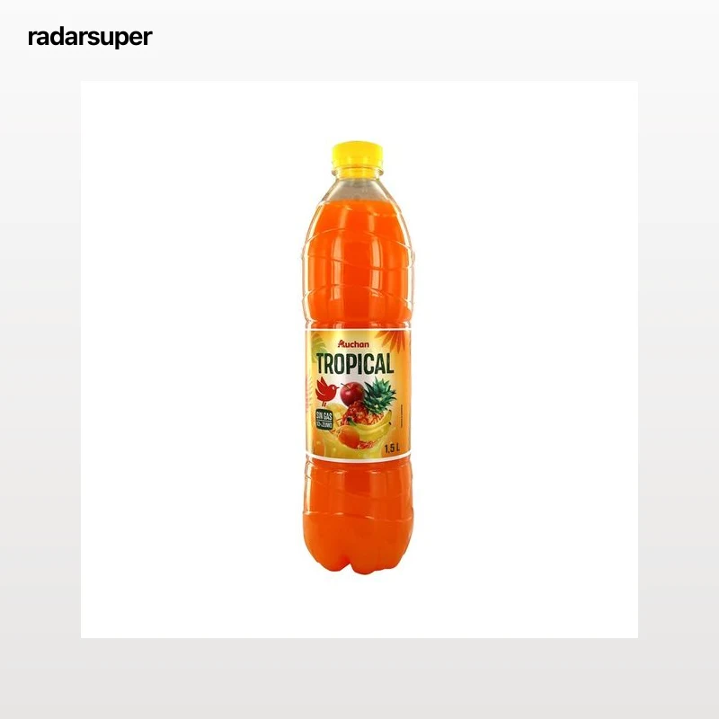PRODUCTO ALCAMPO Refresco sabor tropical sin gas botella de 1,5 l.
