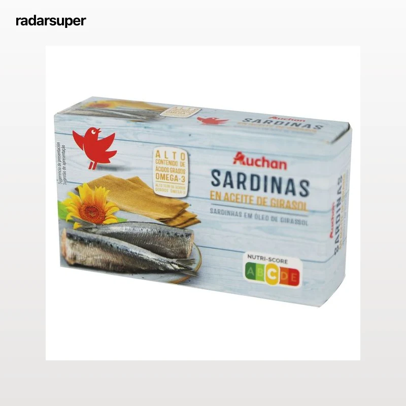 PRODUCTO ALCAMPO Sardinas en aceite de girasol 84 g.