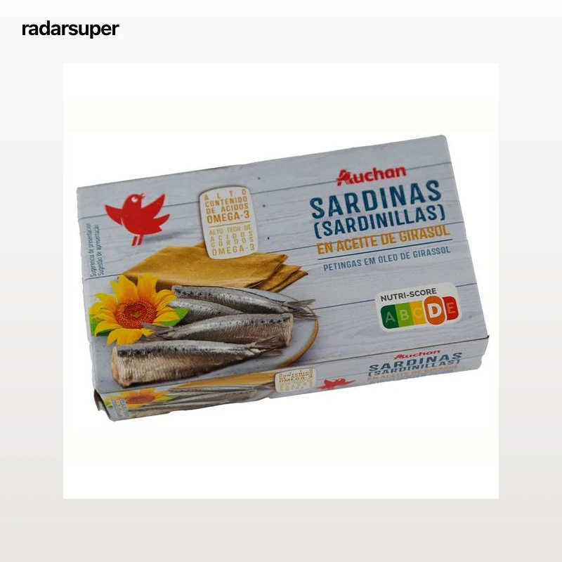 PRODUCTO ALCAMPO Sardinillas en aceite de girasol lata 65 g.