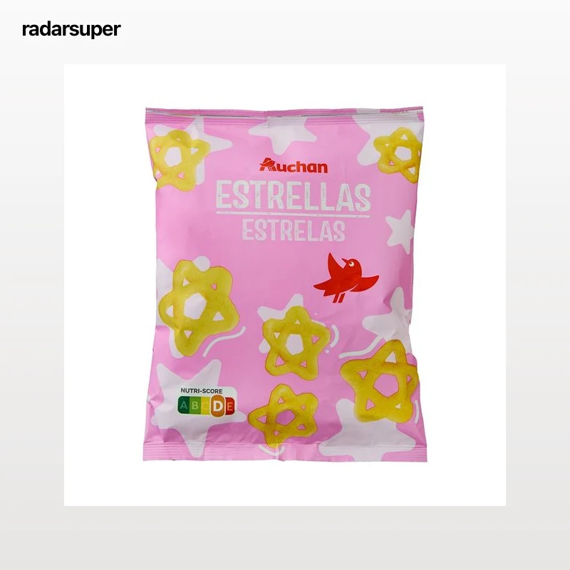 PRODUCTO ALCAMPO Snack de patata con forma de estrella bolsa de 50 g.