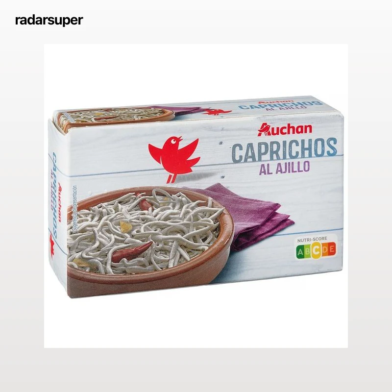 PRODUCTO ALCAMPO Sucedáneo de angulas al ajillo lata de 50 gr.