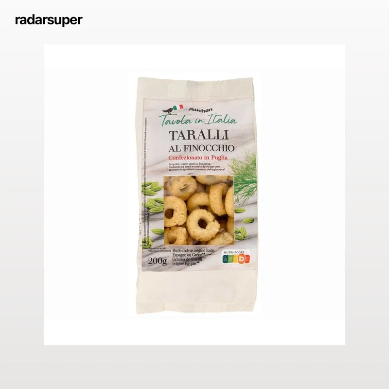 PRODUCTO ALCAMPO Taralli hinojoTavola in Italia 200 gr.