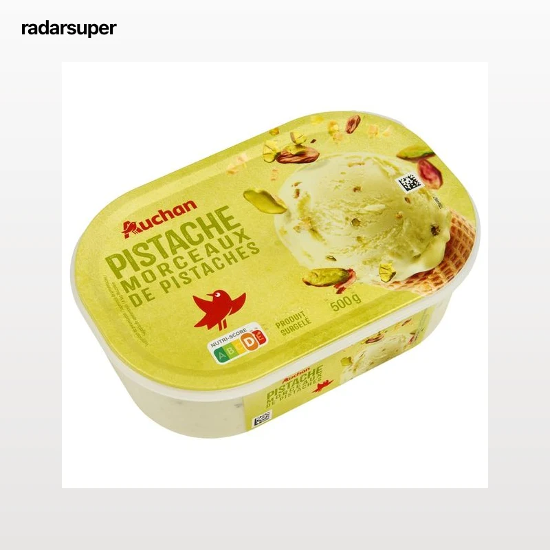 PRODUCTO ALCAMPO Tarrina de helado de pistacho con trocitos de pistachos 1 l.