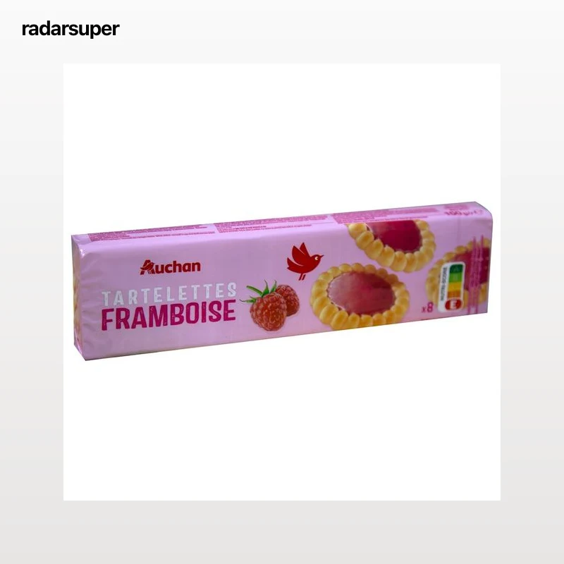 PRODUCTO ALCAMPO Tartaletas con relleno de frambuesa 150 g.