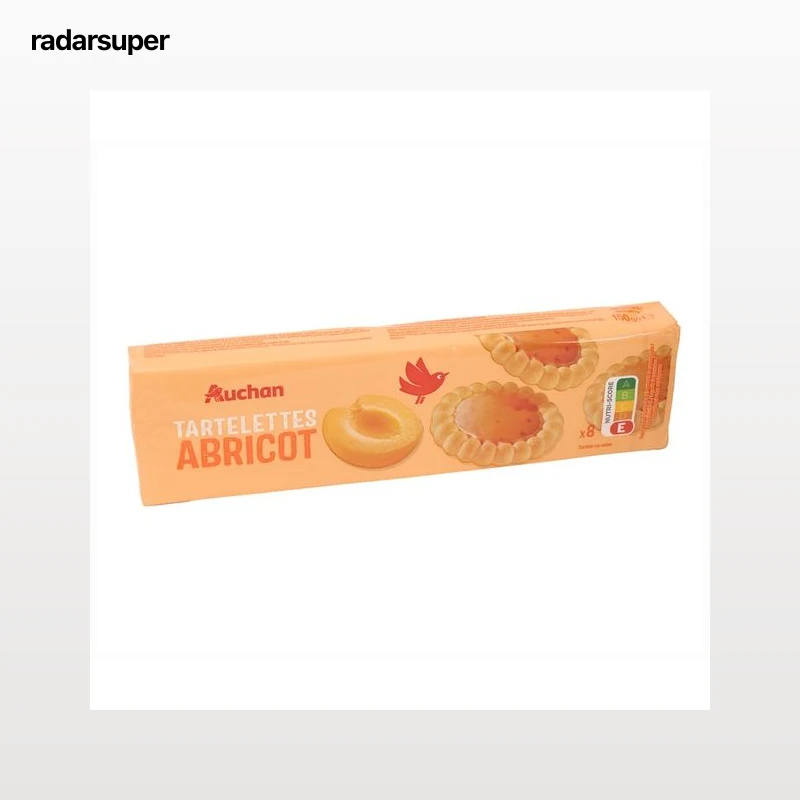 PRODUCTO ALCAMPO Tartaletas con relleno y sabor de albaricoque 150 g.