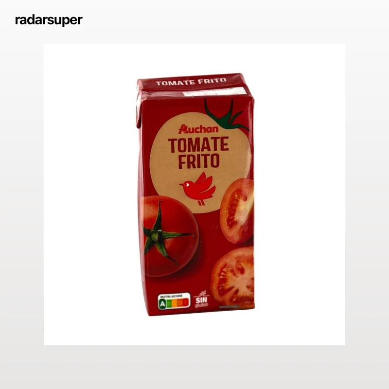 PRODUCTO ALCAMPO Tomate frito elaborado sin gluten brik de 390 g.