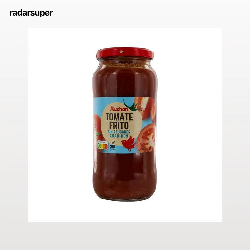 PRODUCTO ALCAMPO Tomate frito sin azúcares añadidos bote 550 g.