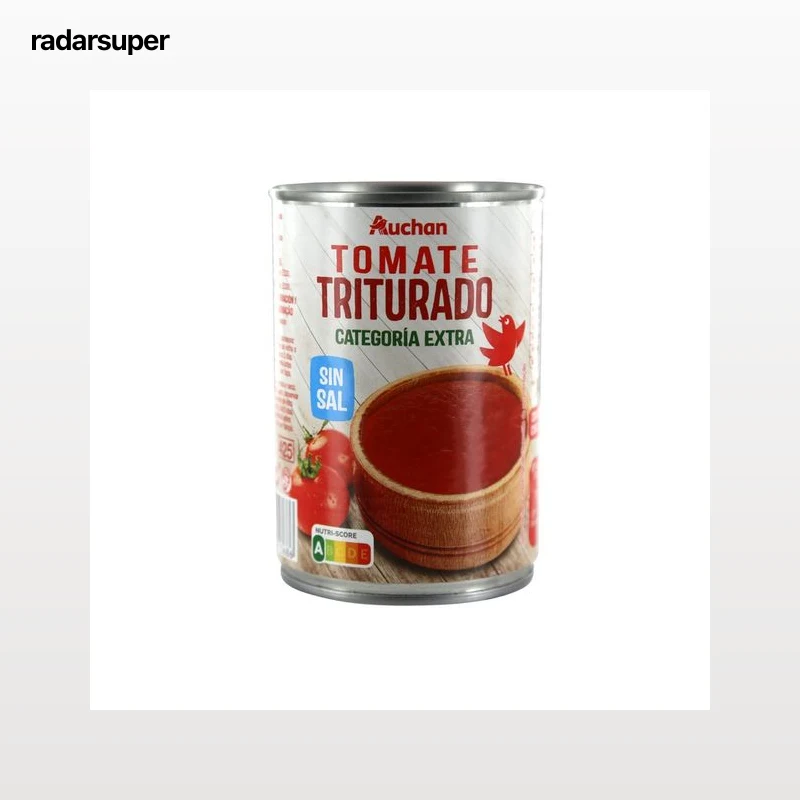 PRODUCTO ALCAMPO Tomate triturado lata de 400 g.