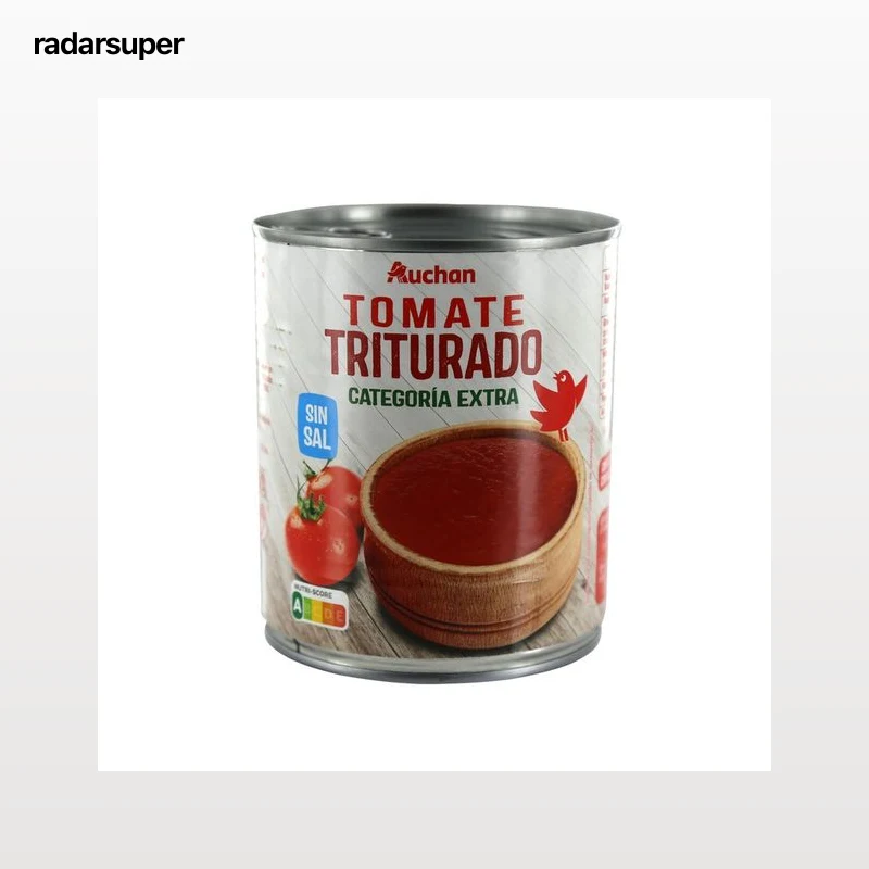 PRODUCTO ALCAMPO Tomate triturado lata de 800 g.