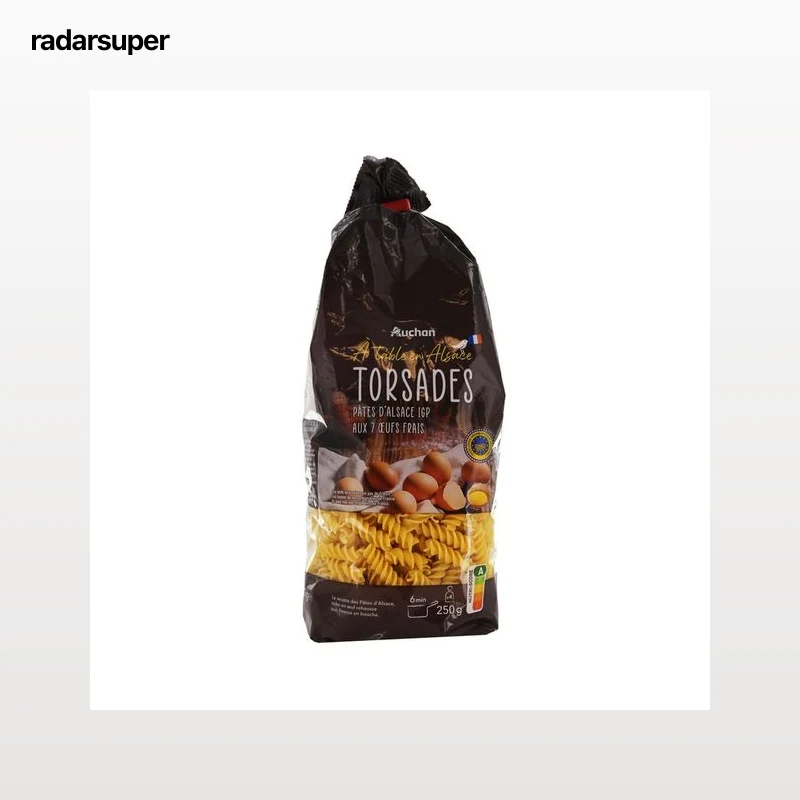 PRODUCTO ALCAMPO Torsades igp alsacia 7 huevo 250 g.