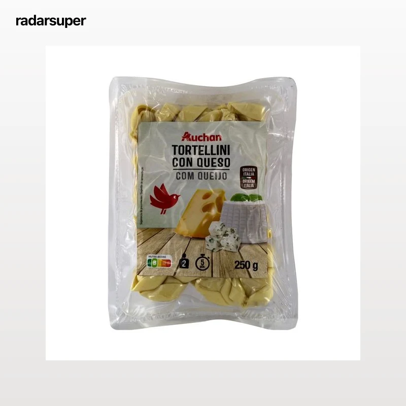 PRODUCTO ALCAMPO Tortellini de pasta al huevo con queso 250 g.