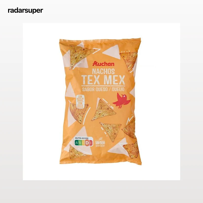 PRODUCTO ALCAMPO Tortilla chips Tex Mex sabor a queso 150 g