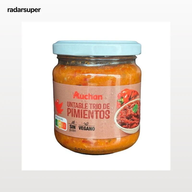 PRODUCTO ALCAMPO Untable trio de pimientos vegano 175g.