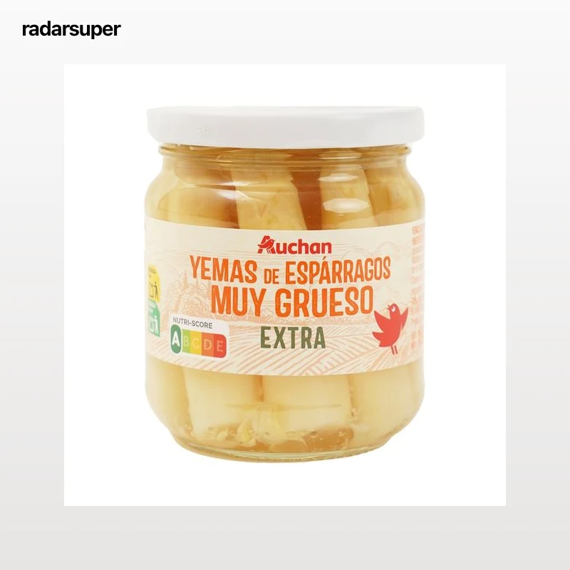 PRODUCTO ALCAMPO Yemas de espárrago muy gruesos de categoria extra 110 g.