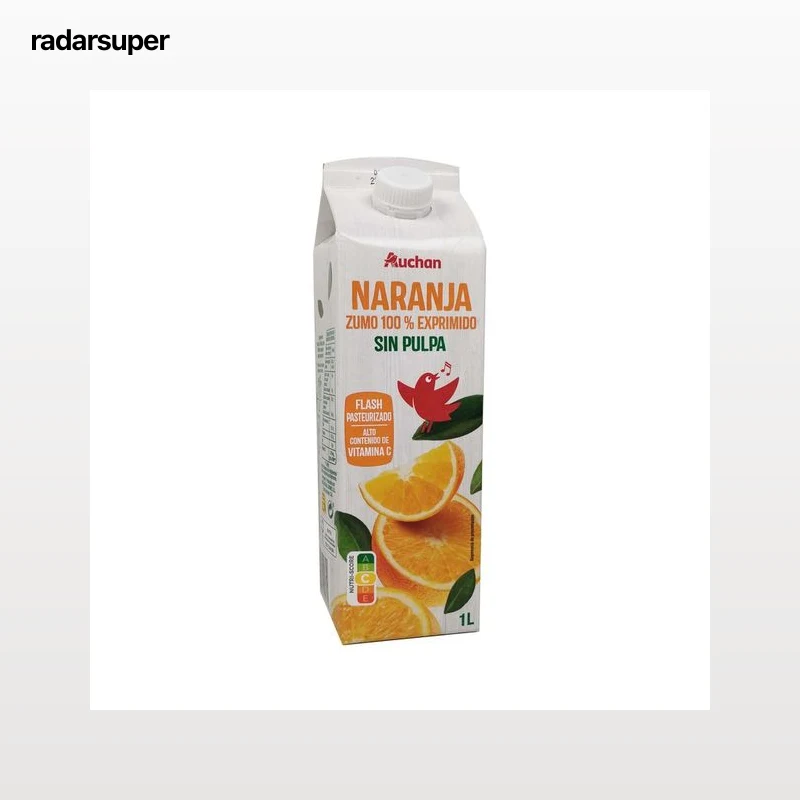 PRODUCTO ALCAMPO Zumo de naranja sin pulpa refrigerado 1 l.