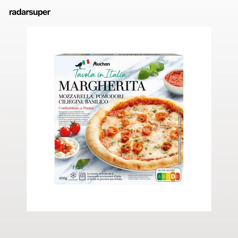 PRODUCTO ALCMPO Tavola Italia Pizza de mozzarella, tomates cherry y albahaca 400 g.